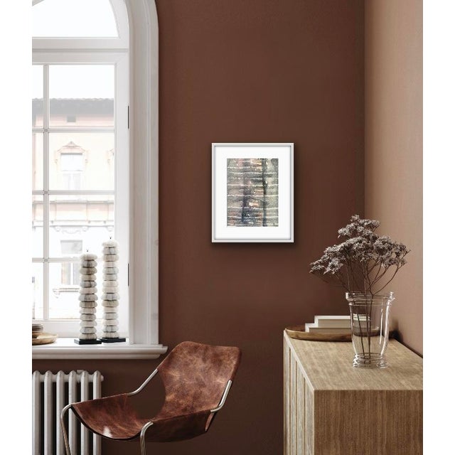 Contemporary Original Abstract Watercolor Painting on Paper by Stephanie Cate, Framed For Sale In Palm Springs - Image 6 of 7