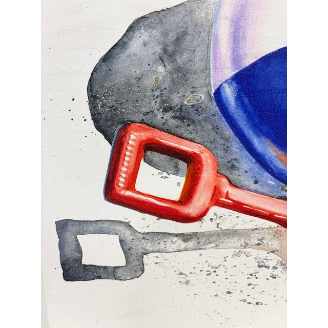 Paint Nancy Ricker Watercolor Prints on Canvas - a Pair For Sale - Image 7 of 9