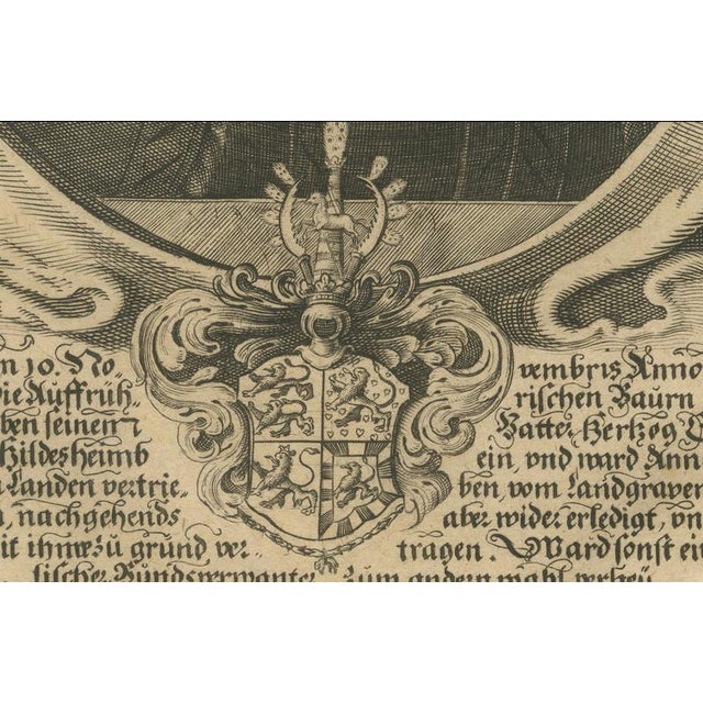 German Engraver, Henry II, Duke of Brunswick-Lüneburg, 1650, Engraving For Sale - Image 4 of 9