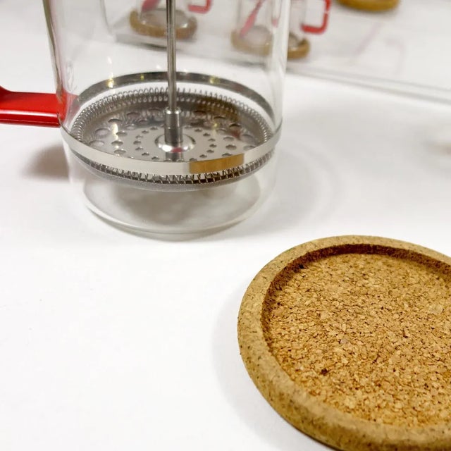 Postmodern Coffee Set for 2 from Bodum, 1986, Set of 12 For Sale - Image 3 of 6