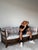 1970s Vintage French Provincial Style Carved Oak Ladder-Back Sofa With Shell Details For Sale In Miami - Image 6 of 13