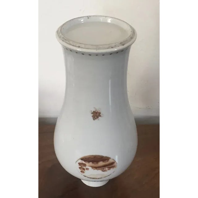 Antique 18th Century Chinese Export Porcelain Baluster Shape Vase For Sale - Image 4 of 13