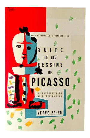 Pablo Picasso, 180 Dessins for Verve, Lithograph, 1959