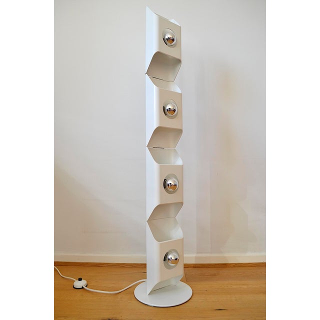White Pop Art Floor Lamp by Klaus Hempel for Kaiser Leuchten For Sale - Image 8 of 16