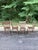 Wood Vintage Hand-Painted Faux Bamboo Dining Chairs – Set of 4 For Sale - Image 7 of 7