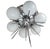 Silver Space Age Sputnik Ceiling Lamp, 1960 For Sale - Image 8 of 9