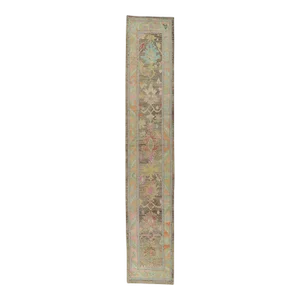Turkish Oushak Hallway Rug Runner - 02'11 X 15'10