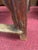 Vintage Pair Oriental Wooden Yoke Back Scholar Cap Arm Chairs Carved W/ Cut Out Design Back For Sale - Image 10 of 18