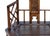 Vintage Brown Lattice Work Hexagonal Narrow Accent Armchair For Sale - Image 11 of 11