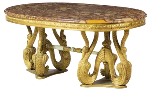French Dining Table, Late 19th Century