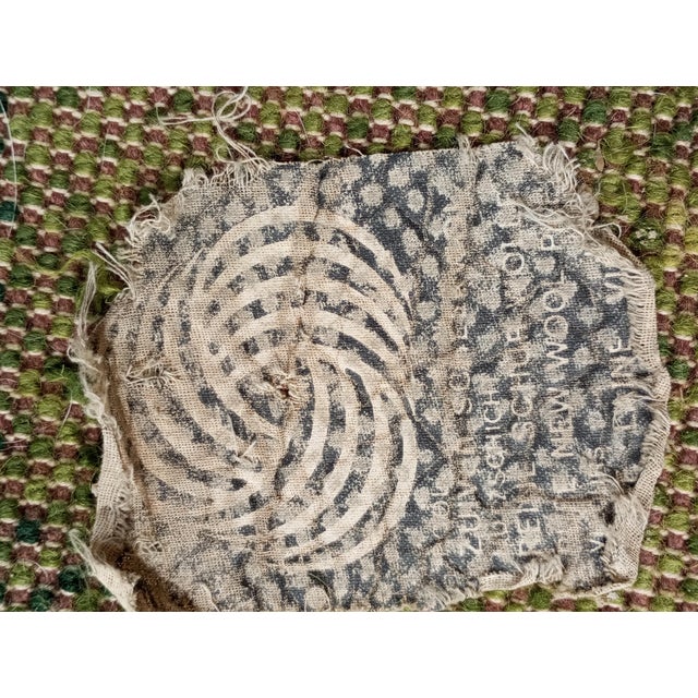 Forest Green Round Green Rug from Desso, 1970s For Sale - Image 8 of 12