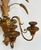 Gold Vintage Italian Gilt Wood Tole Sheaf of Wheat Candle Sconces, a Pair For Sale - Image 8 of 9