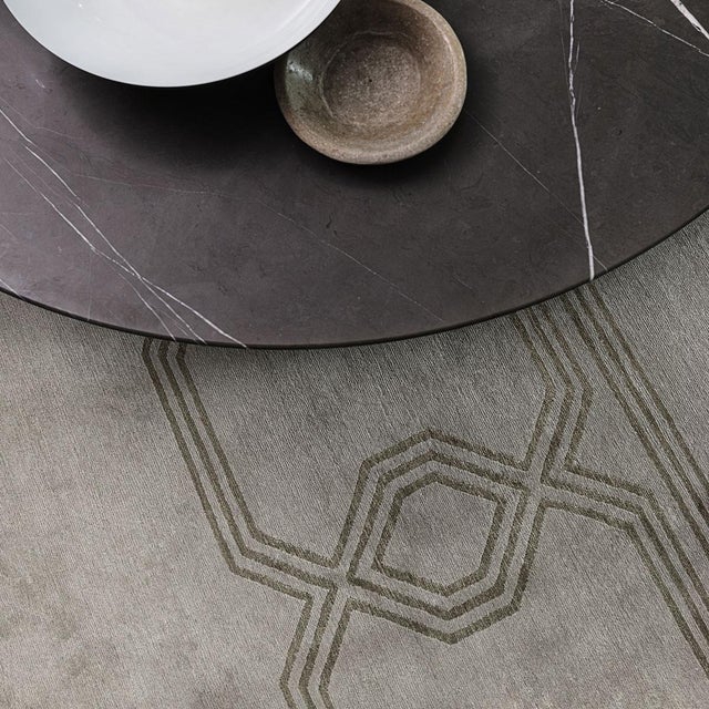 Koy SLT Handknotted Rug in Wool and Silk by Kristiina Lassus For Sale - Image 4 of 5