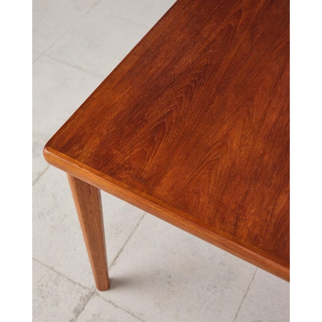 Mid-Century Danish Extendable Dining Table in Teak by Henning Kjaernulf for Vejle Stole & Møbelfabrik, 1960s For Sale - Image 18 of 18