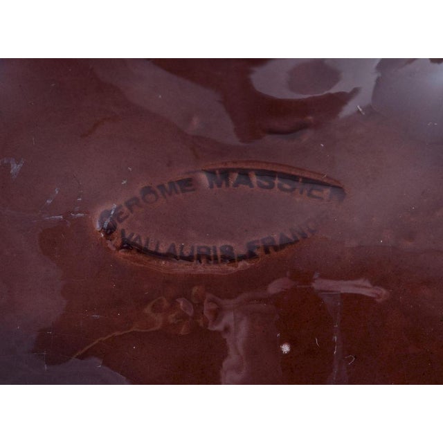 Ceramic Large Art Nouveau Jardiniere in Earthenware by Jérôme Massier for Vallauris, 1890s For Sale - Image 7 of 8