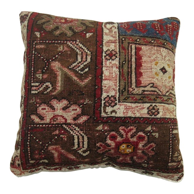 Mid 20th Century Turkish Rug Pillow For Sale