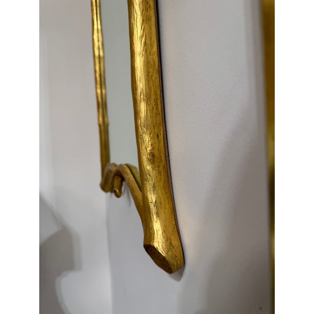 Gold Leaf 23.5 X 46" Twig Mirror For Sale - Image 12 of 14