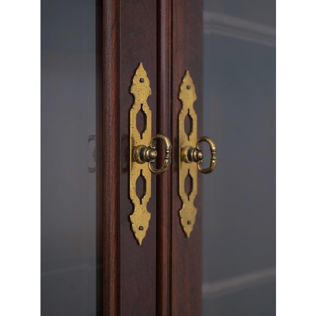 Ethan Allen Georgian Court Cherry Secretary Desk For Sale - Image 13 of 18