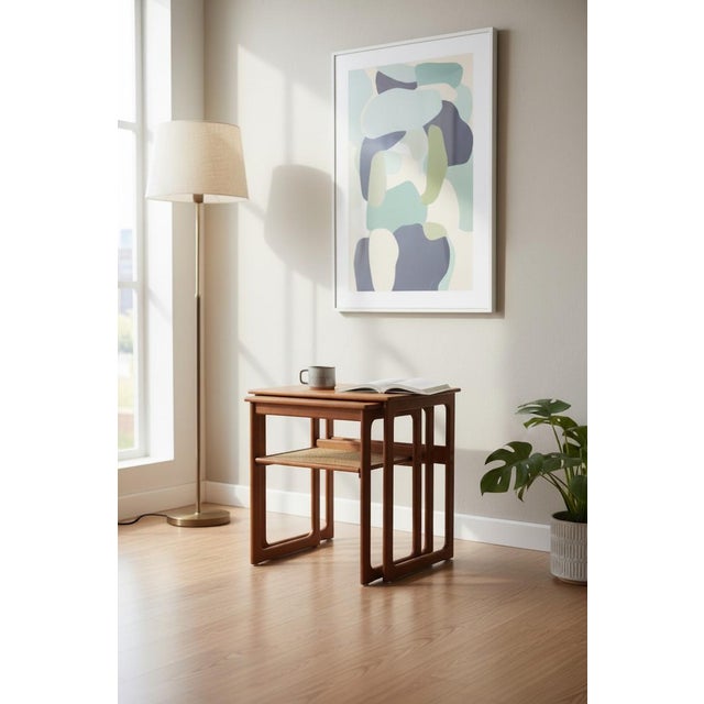 Teak Nesting Desks by Johannes Andersen for CFC Silkeborg, 1960s, Set of 3 For Sale - Image 13 of 15
