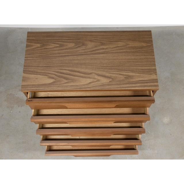 1960s Walnut Tall Dresser by Johnson Carper For Sale - Image 9 of 12