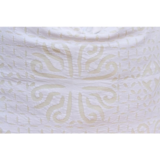 Indian Jarifa Euro Applique Pillow Cover For Sale - Image 3 of 8