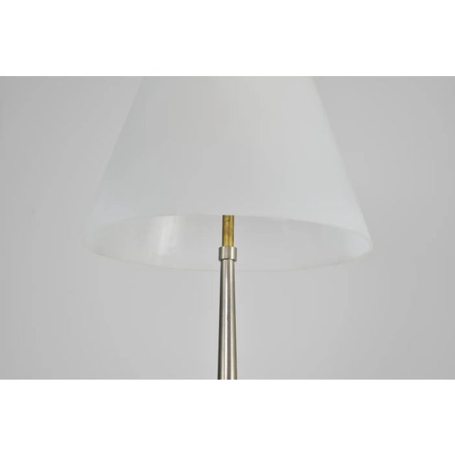 Light Gray Model 2156 Floor Lamp by Max Ingrand for Fontana Arte, Italy, 1950s For Sale - Image 8 of 12