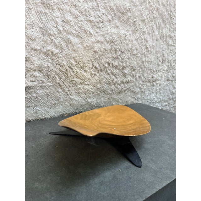 1950s Mid Century Modern 1950s Mirro Aluminum Fruit Atomic Amoeba Tray Bowl For Sale - Image 5 of 7