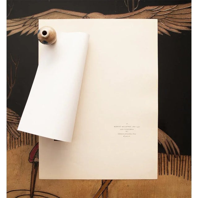 Robert Delaunay 1947 After Robert Delaunay "The Windows", First Edition Modernist Parisian Offset Lithograph For Sale - Image 4 of 8