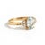 Natural Aquamarine Engagement Ring, Wedding Anniversary Ring for Her, March Birthstone Ring Us 7 For Sale - Image 4 of 4