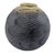 Contemporary 1990s Japanese Shigaraki Stoneware Textured Wave Vase With Original Box For Sale - Image 3 of 14
