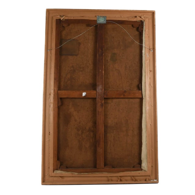 Mid 20th Century Framed Signed Gentleman's Portrait Oil on Canvas by M. Bunoust For Sale - Image 5 of 13