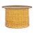 Round Rattan Drum Coffee Table After Bielecky Brothers For Sale