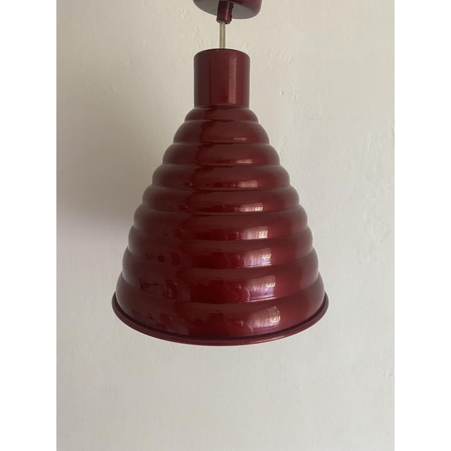 Vintage Industrial Pendant Light by Sijaj Hrastnik, Former Yugoslavia, 1970s For Sale - Image 9 of 13