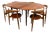 Dining Table and Chairs by Hans Wegner, 1950s, Set of 7 For Sale