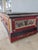 Wood Folk Hungarian-Style Painted Trunk Bench For Sale - Image 7 of 9