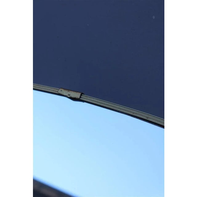 Italian Mirror with Shaped Brass Frame, 1950s For Sale - Image 11 of 13