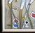 Contemporary Jiang Tiefeng, Morning With Cranes (Custom Framed Large Hand Signed Serigraph), 2001 For Sale - Image 3 of 3