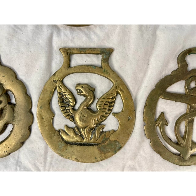 Mid 20th Century Horse Brass Christmas Ornaments - Set of 12 For Sale - Image 12 of 13