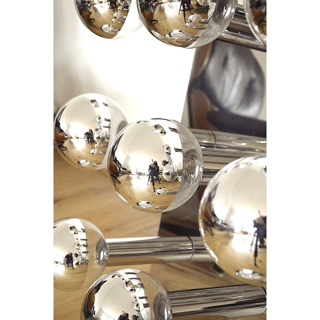 Large Vintage Space Age Ceiling Lamp by Motoko Ishii for Staff, 1970s For Sale - Image 6 of 7