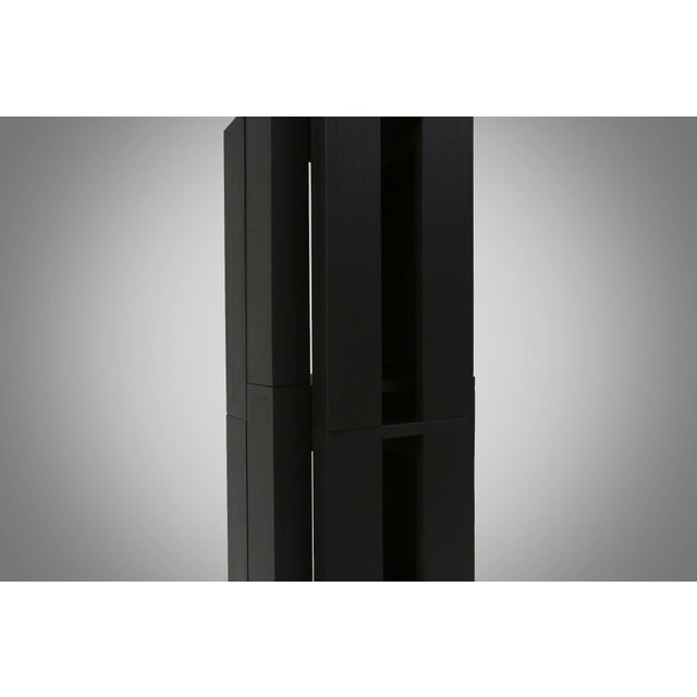 Black Stackable Stool from Bram Vanderbeke, Belgium, 2010s For Sale - Image 16 of 18