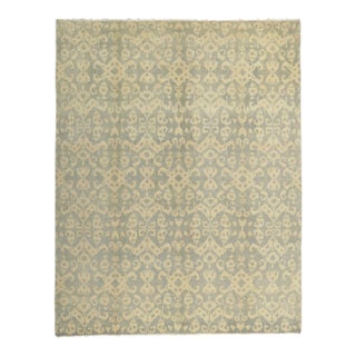 Vintage Modern Ikat Rug - 08'00 X 10'02 For Sale