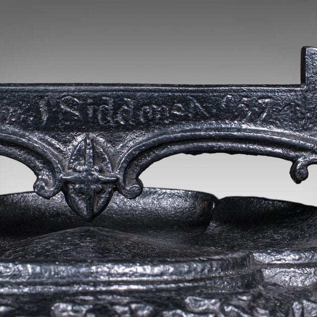 Antique Entrance Boot Scraper, English, Doorway Shoe Cleaner, Pull, Victorian For Sale - Image 10 of 11