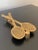 Mid-Century Modern Vintage Cast Brass Double Tennis Racket Door Knocker For Sale - Image 3 of 7