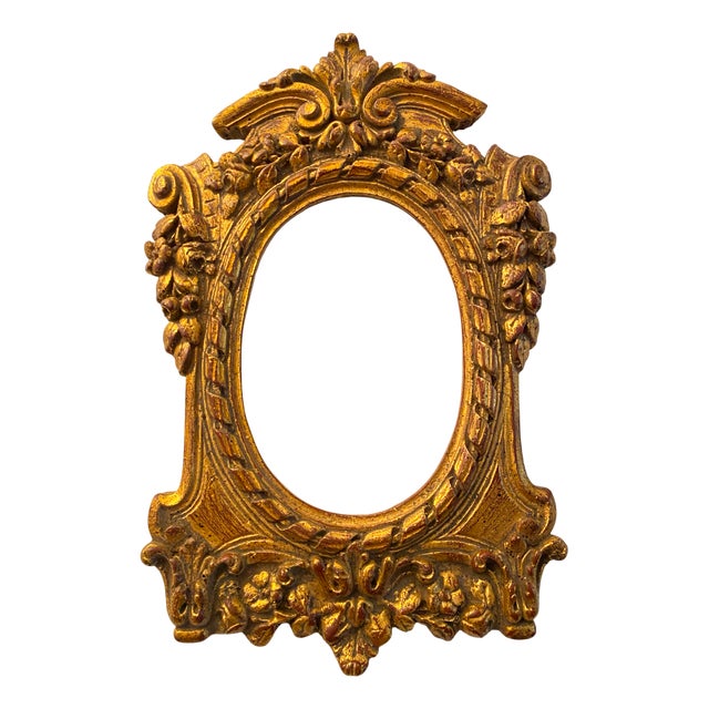Gold Leaf Gilded Wooden Frame, France, 1920s For Sale