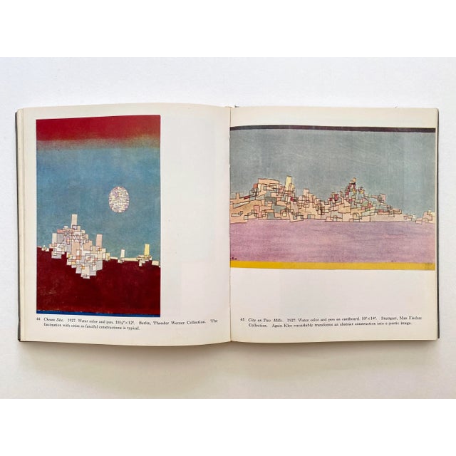 Paul Klee Vintage 1966 First Edition Lithograph Print Mid Century Modernist Hardcover Art Book For Sale In Kansas City - Image 6 of 12