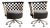 Pair of Armchairs in Steel & Fabric, Peter Maly, 1990s - Lot 92 For Sale
