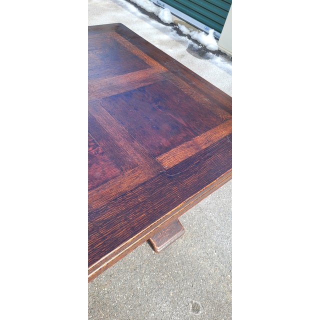 19th Century Jacobean Large Antique Refectory Dining Table For Sale - Image 16 of 17