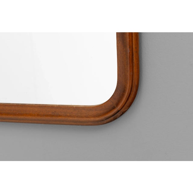 1960s Danish Teak Framed Mirror, 1960s For Sale - Image 5 of 6