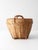 Mid 20th Century Vintage French Country Style Woven Basket For Sale - Image 5 of 14