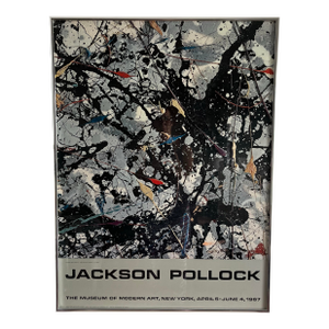 Jackson Pollock Gallery Print Moma 1967 Framed
